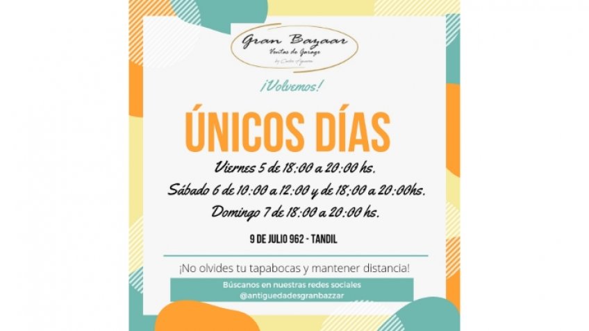 Gran Bazaar realiza su primera venta de garage del año